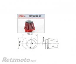 Filtre � air BMC individuel conique d�cal� � droite 55mm