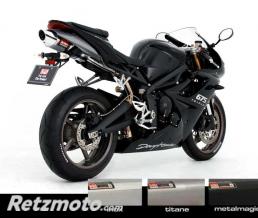 YOSHIMURA SILENCIEUX YOSHIMURA OVAL CONE TITANE POUR TRIUMPH