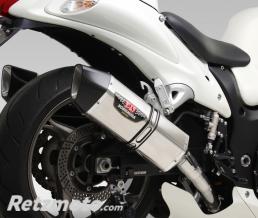 Double silencieux Yoshimura Hepta Force titane/casquette carbone SUZUKI GSX1340R