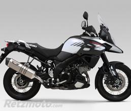YOSHIMURA Silencieux YOSHIMURA Hepta Force Inox Satin/casquette carbone Suzuki V-Strom 1000