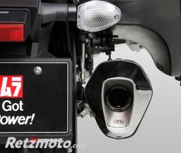 Silencieux YOSHIMURA Hepta Force Inox Metal Magic/casquette carbone Suzuki V-Strom 1000