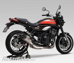 Silencieux YOSHIMURA R-11 inox satin/casquette carbone Kawasaki Z900RS
