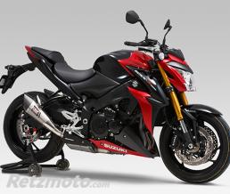 YOSHIMURA Silencieux YOSHIMURA R-11 inox titane bleu/casquette carbone Suzuki GSX-S1000/F