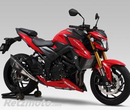 Silencieux YOSHIMURA R11SQ inox Satin/casquette carbone Suzuki GSX-S750