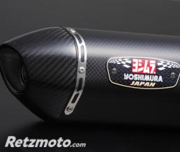 Silencieux YOSHIMURA R-77S inox noir/casquette carbone Kawasaki Z900RS/Cafe