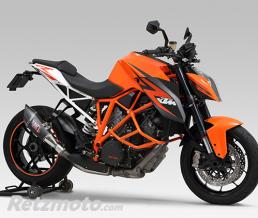 YOSHIMURA Silencieux YOSHIMURA R-11 Titane Bleu/casquette carbone KTM 1290 Super Duke R