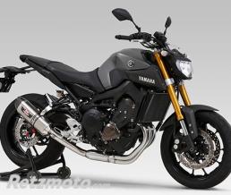 Ligne d'�chappement compl�te Yoshimura R-77S Street Sport inox/silencieux titane Yamaha MT-09