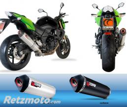 SCORPION SILENCIEUX SCORPION SERKET FINITION INOX BROSSE POUR KAWASAKI