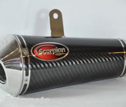SCORPION SILENCIEUX SCORPION POWER CONE OVAL CARBONE POUR KAWASAKI