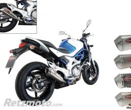 SCORPION SILENCIEUX SCORPION POWER CONE OVAL CARBONE POUR SUZUKI