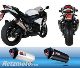 SCORPION SILENCIEUX SCORPION SERKET FINITION INOX BROSSE POUR SUZUKI
