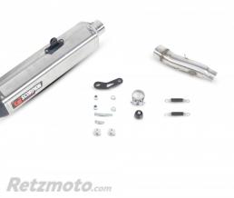 SCORPION Silencieux SCORPION Serket Parallel inox/casquette ABS noir Honda NC750 S/X