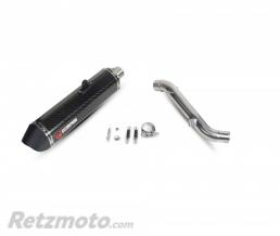 Silencieux SCORPION Serket Parallel carbone/casquette noir ABS Honda 1200 Crosstourer