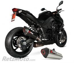 Silencieux Scorpion Serket inox bross� coniques Kawasaki Z1000