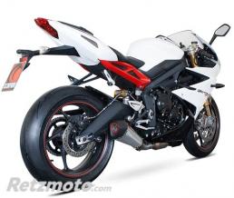 SCORPION Silencieux Scorpion Serket inox conique Triumph Daytona 675