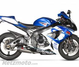 SCORPION Silencieux SCORPION Serket Taper inox/casquette ABS noir Suzuki GSX-R 600/750
