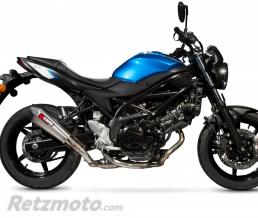 SCORPION Silencieux SCORPION Serket Taper inox/casquette ABS noir Suzuki SV650