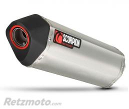 Silencieux SCORPION Serket inox casquette noir ABS Piaggio MP3 400/400 LT