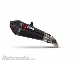 Silencieux SCOPRION Serket Taper carbone/casquette ABS noir Suzuki GSX-S 750