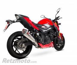 SCORPION Silencieux SCOPRION Serket Taper titane/casquette ABS noir Suzuki GSX-S 750