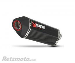 SCORPION Silencieux SCOPRION Serket Parallel carbone/casquette ABS noir Honda CB500F