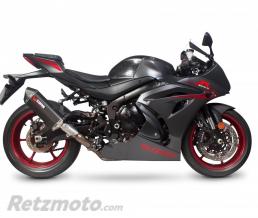 Silencieux SCORPION Serket Parallel ceramique noir/casquette ABS noir Suzuki GSX-R1000