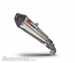Silencieux SCORPION Serket Taper inox/casquette ABS noir KTM 125 Duke