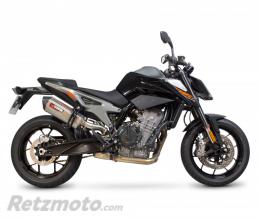 Silencieux SCOPRION Serket Parallel titane/casquette ABS noir KTM Duke 790
