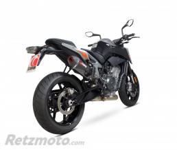 SCORPION Silencieux SCOPRION Serket Parallel carbone/casquette ABS noir KTM Duke 790