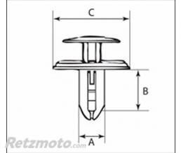 Rivets plastique M7 BOLT