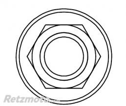 Ecrou � bride BOLT M8x1,25x12mm
