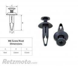 Rivets plastique M6 BOLT