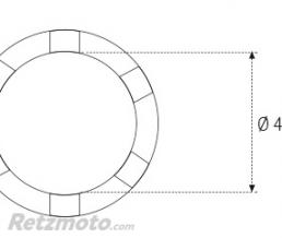 Douille � cr�neaux JMP �44mm 3/8