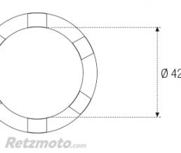Douille � cr�neaux JMP pour colonne de direction �int.42mm 6 crans