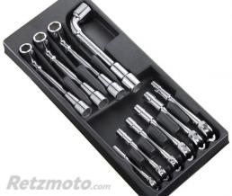 Module d'outils EXPERT 10 cl�s � pipe 6 pans - plateau plastique