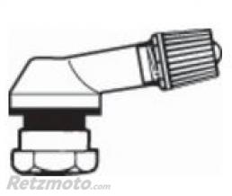 Valve pneumatique alu �11,5mm noir x10