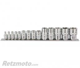 Jeu 14 douilles DRAPER Torx 1/2, 3/8 & 1/2