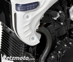 ERMAX Ecopes (paire avec clignotants) Ermax pour SPEED TRIPLE 1050 2005-2007. blanc nacr� 2005/2007(fusion white [NF])