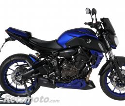 ERMAX Ecopes (paire+clignotants en option) Ermax pour MT 07(FZ 7) 2018-2019, bleu m�tal /noir brillant 2018/2019(deep purplish blue metallic/yamaha blue [DPBMC], black)