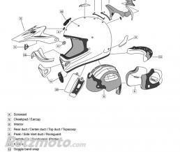 Earcup ARAI Penta Pro 25mm casque off road