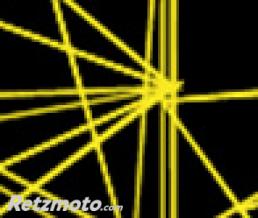 Masque JUST1 Iris Lines jaune/noir