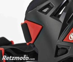 Genouill�res Polisport Prime noir/rouge taille S/M