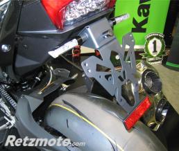 Support de plaque V PARTS noir Kawasaki H2