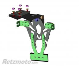 Support de plaque V PARTS noir Kawasaki Z1000