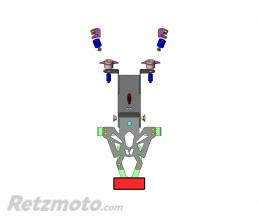Support de plaque V PARTS noir Yamaha XSR700