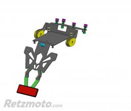 Support de plaque V PARTS long noir Kawasaki Z900RS