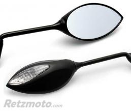 V-PARTS R�troviseur V PARTS Flow avec clignotant int�gr� LED noir