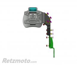 Support de plaque ACCESS DESIGN ras de roue noir Kawasaki Z800