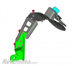 Support de plaque ACCESS DESIGN ras de roue noir Yamaha MT-09