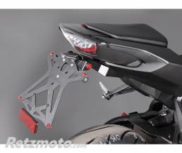 Support de plaque r�glable LIGHTECH noir Honda CBR1000RR